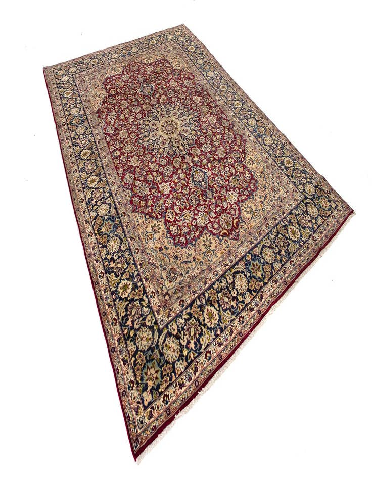 Detail image of  9' 10 x 13' 2  Hand Knotted Najafabad Persian Wool Rug