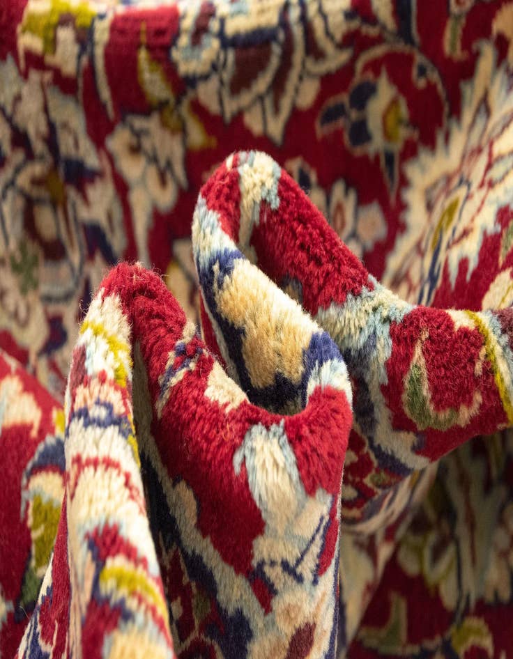 Detail image of  9' 10 x 13' 2  Hand Knotted Najafabad Persian Wool Rug