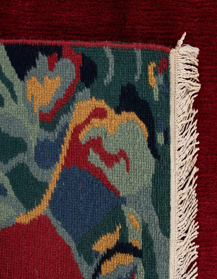 Detail image of  5' 1 x 6' 6  Hand Knotted Nepal Wool Rug