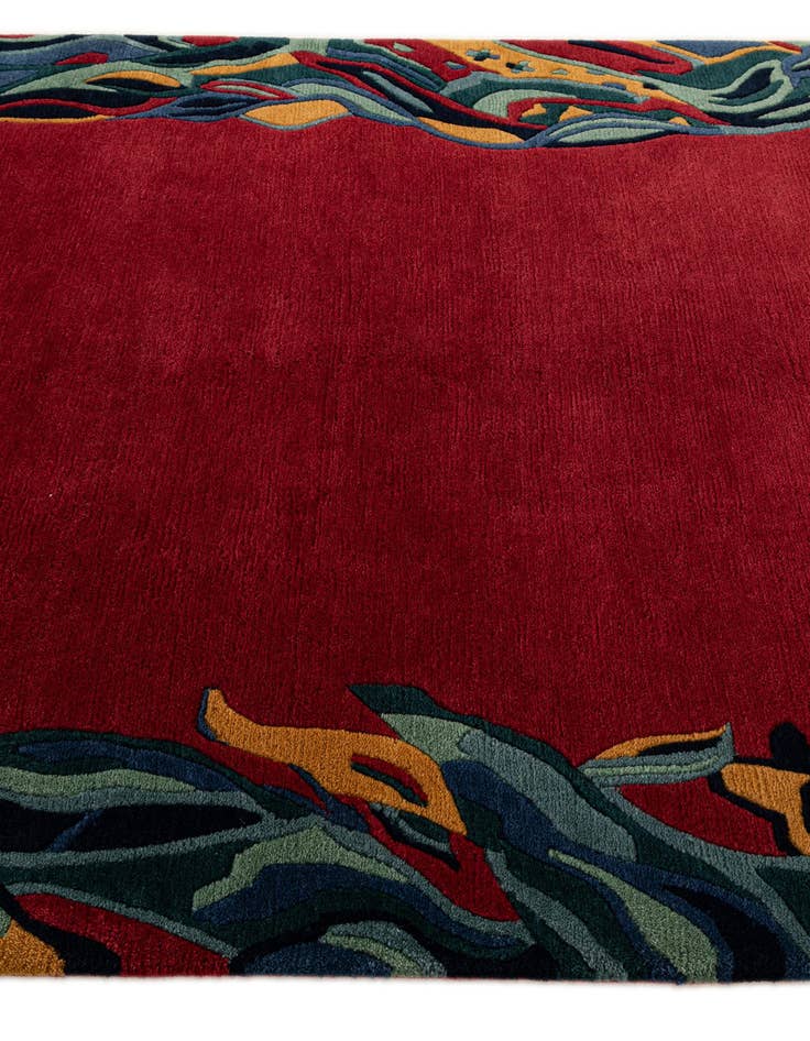 Detail image of  5' 1 x 6' 6  Hand Knotted Nepal Wool Rug