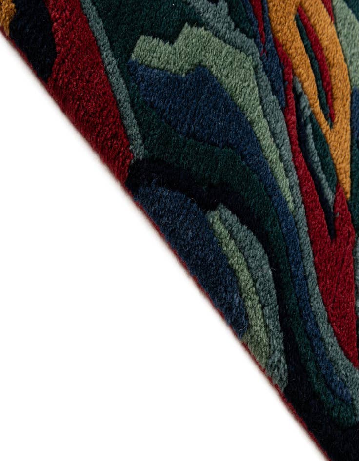 Detail image of  5' 1 x 6' 6  Hand Knotted Nepal Wool Rug