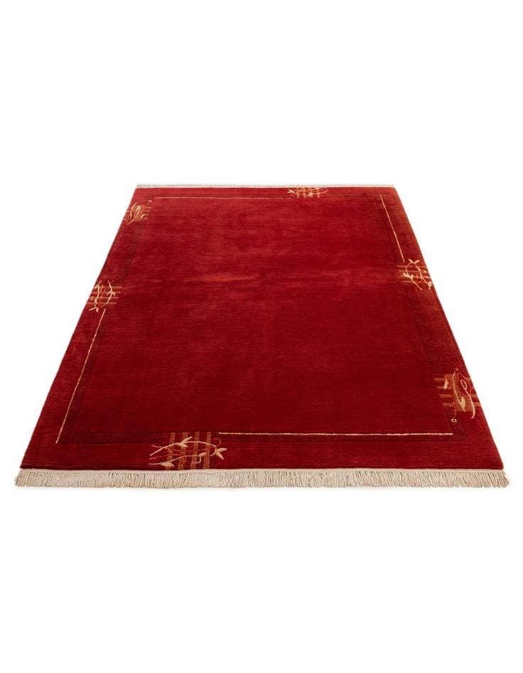 Detail image of  5' 9 x 7' 11  Hand Knotted Nepal Rug