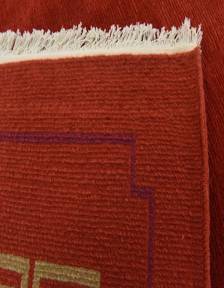 Detail image of  6' 8 x 9' 9  Hand Knotted Nepal Wool Rug