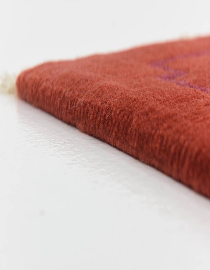 Detail image of  6' 8 x 9' 9  Hand Knotted Nepal Wool Rug