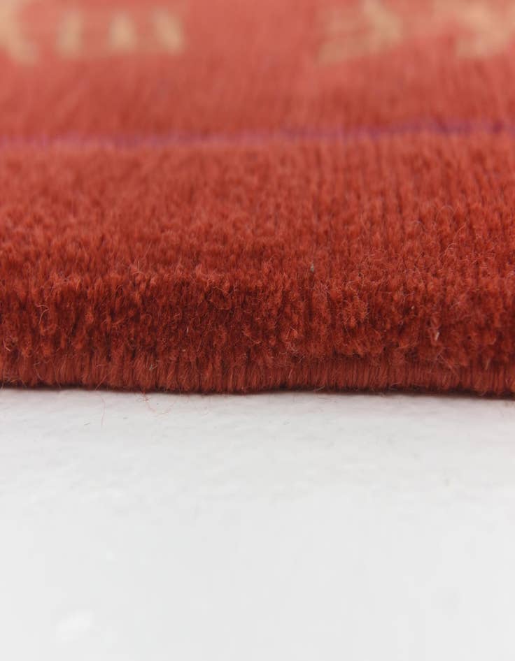 Detail image of  6' 8 x 9' 9  Hand Knotted Nepal Wool Rug