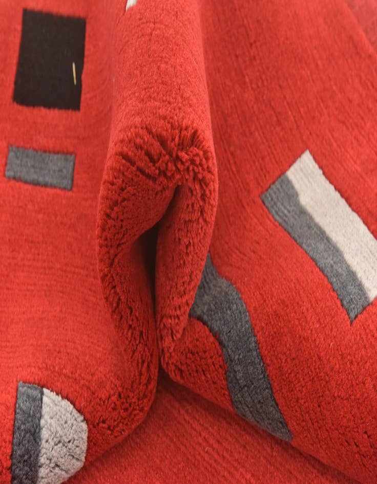 Detail image of  6' 7 x 10' 1  Hand Knotted Nepal Wool Rug