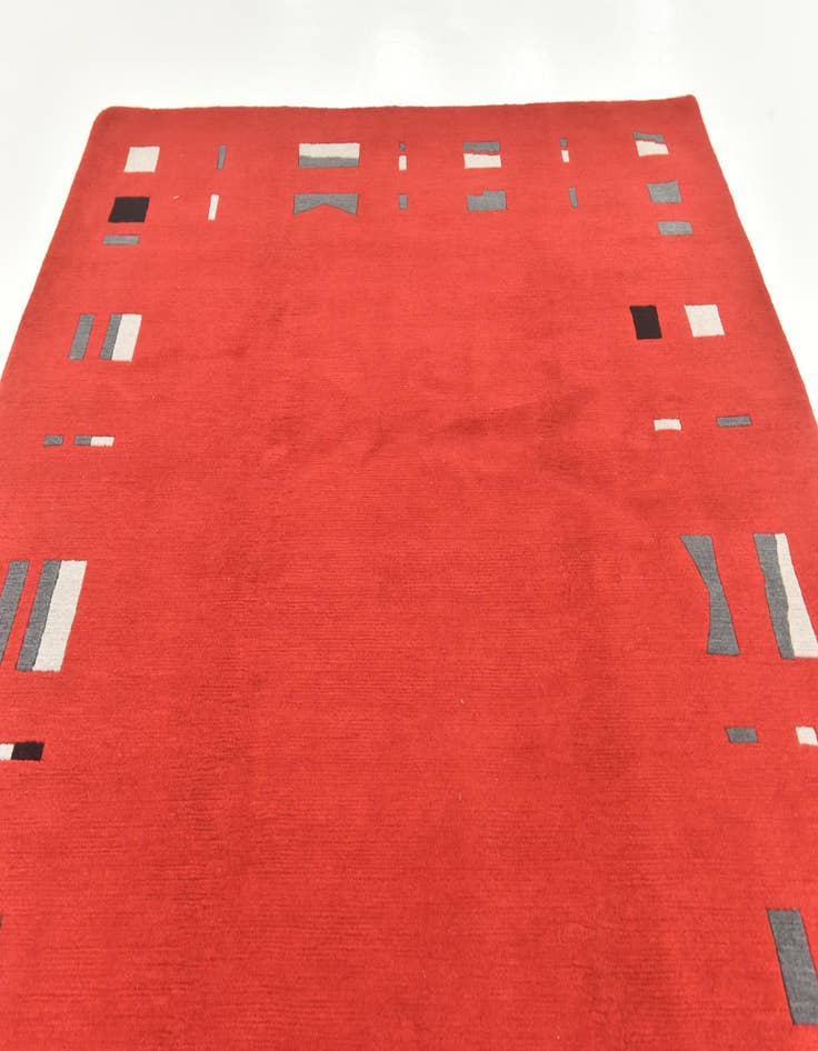 Detail image of  6' 7 x 10' 1  Hand Knotted Nepal Wool Rug