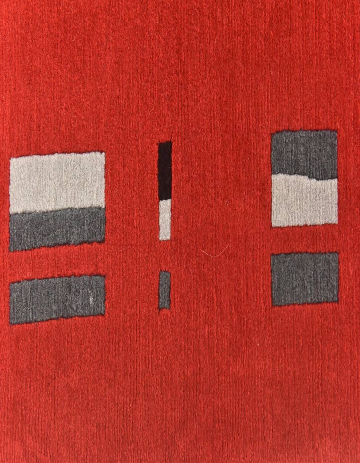 Detail image of  6' 7 x 10' 1  Hand Knotted Nepal Wool Rug