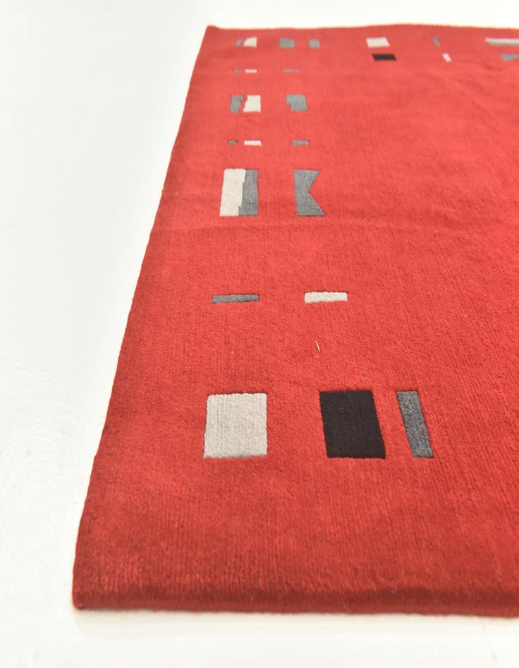 Detail image of  6' 7 x 10' 1  Hand Knotted Nepal Wool Rug