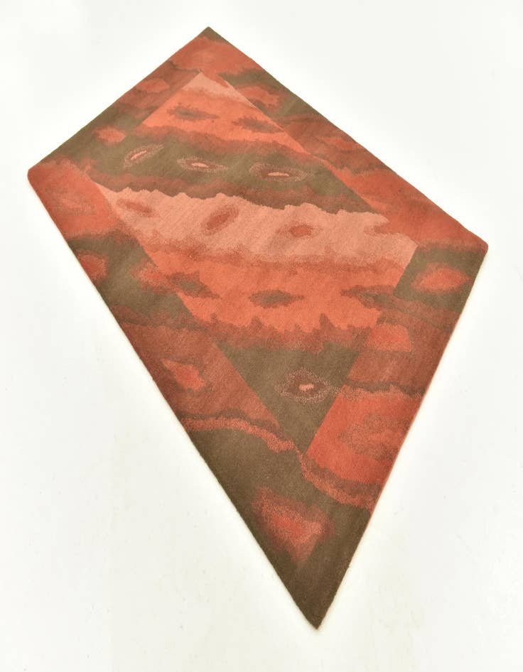 Detail image of  4' x 5' 10  Hand Knotted Nepal Wool Rug