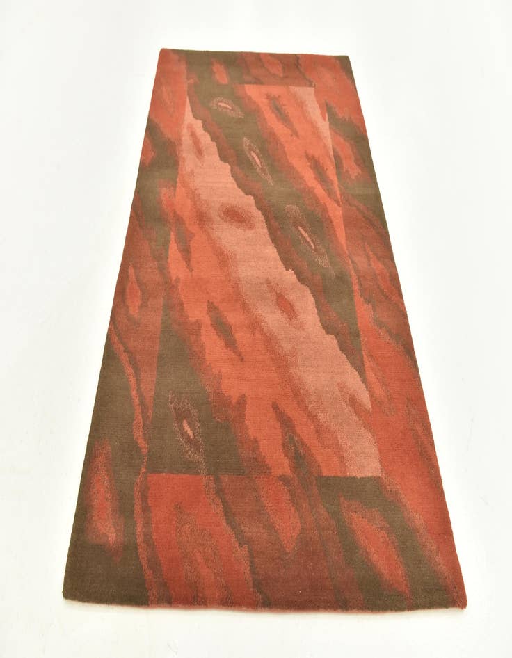 Detail image of  4' x 5' 10  Hand Knotted Nepal Wool Rug