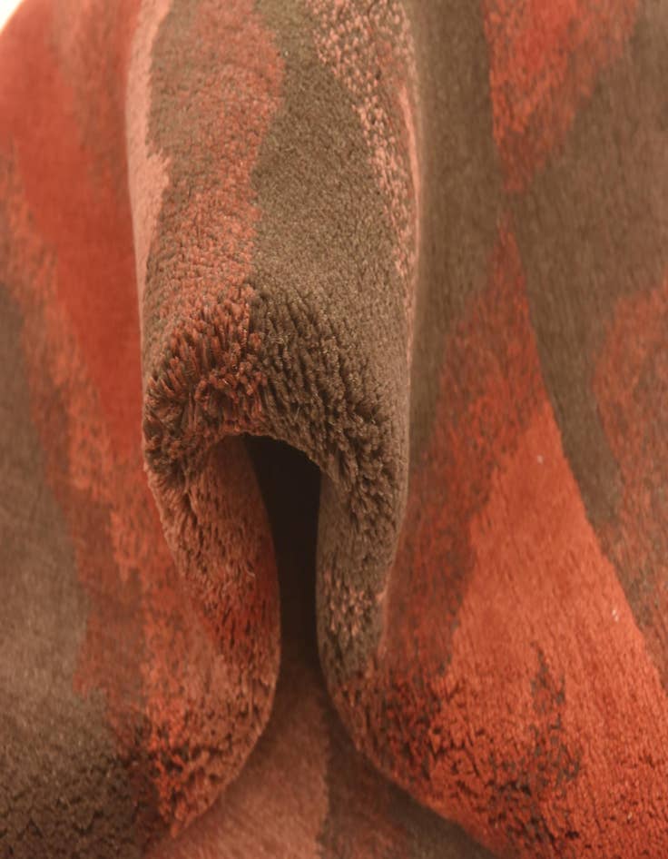 Detail image of  4' x 5' 10  Hand Knotted Nepal Wool Rug