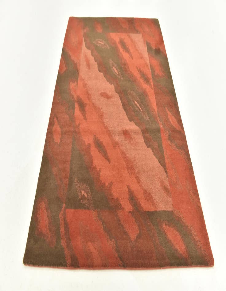 Detail image of  4' x 5' 10  Hand Knotted Nepal Wool Rug