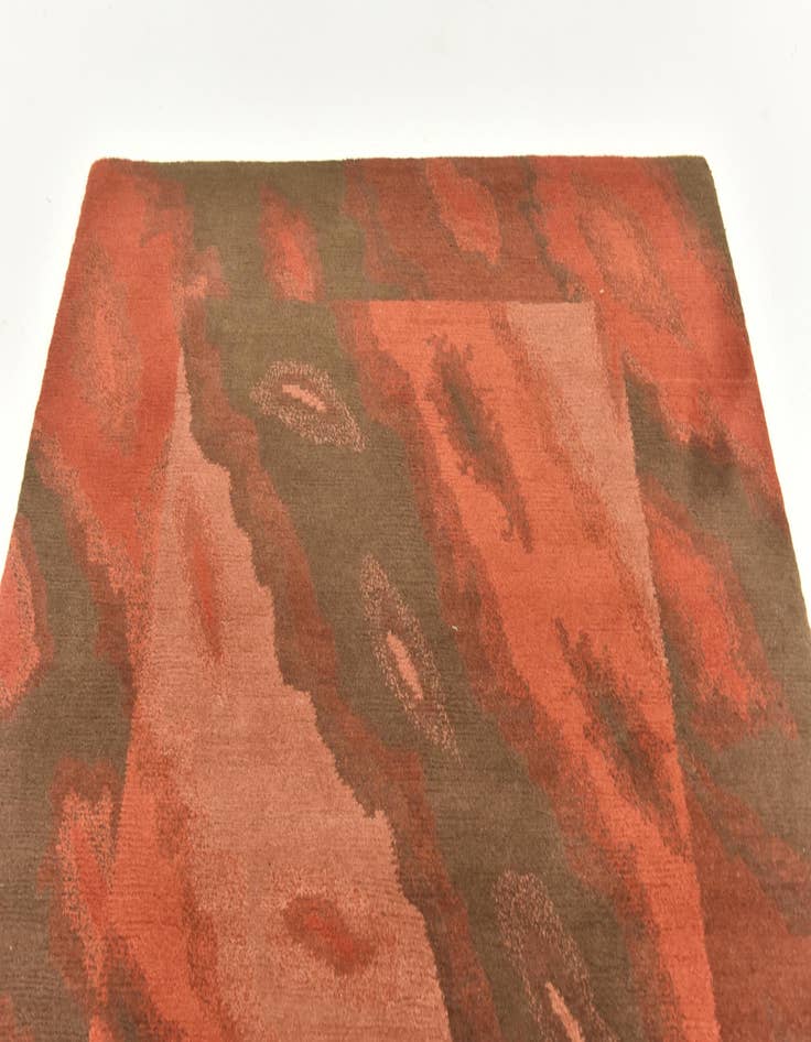 Detail image of  4' x 5' 10  Hand Knotted Nepal Wool Rug