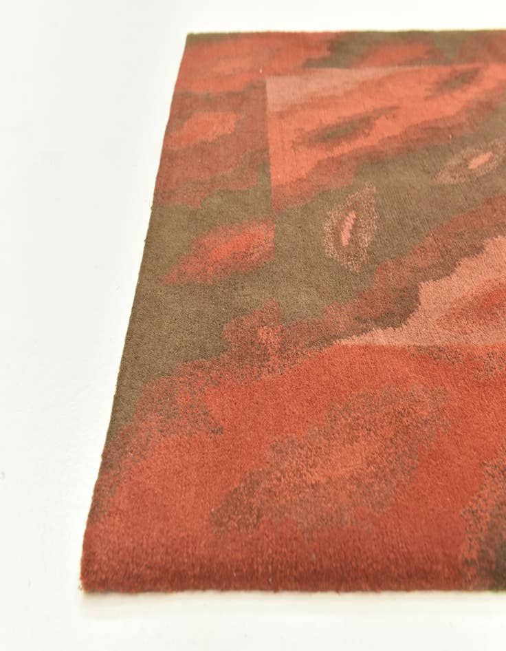 Detail image of  4' x 5' 10  Hand Knotted Nepal Wool Rug