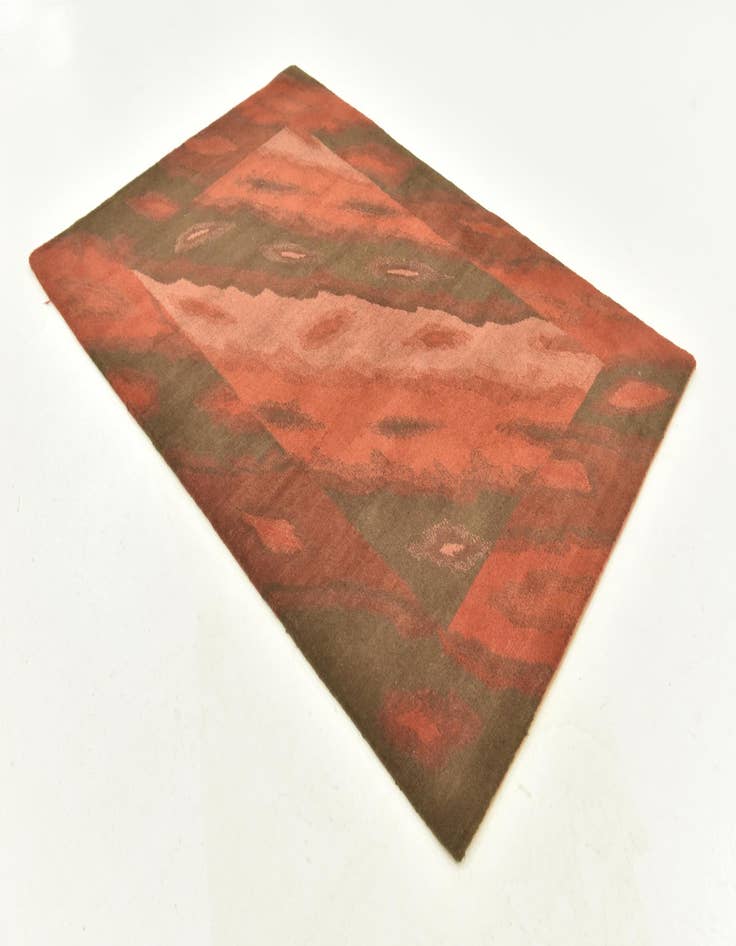 Detail image of  4' x 6'  Hand Knotted Nepal Wool Rug