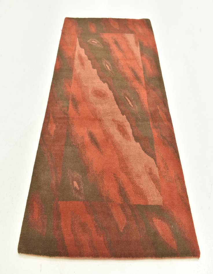 Detail image of  4' x 6'  Hand Knotted Nepal Wool Rug