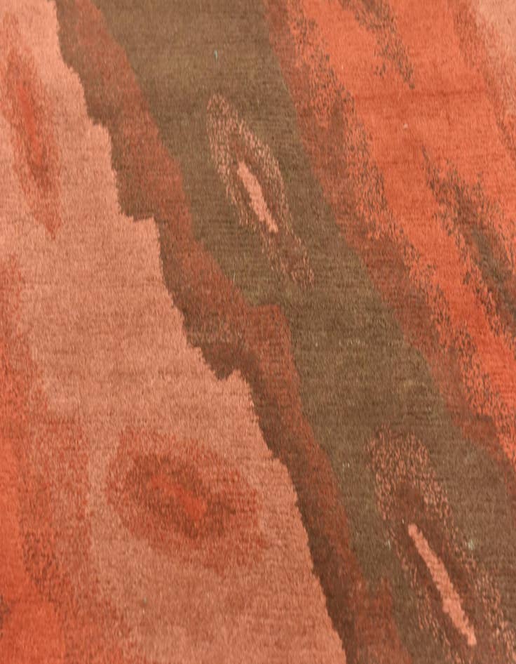 Detail image of  4' x 6'  Hand Knotted Nepal Wool Rug