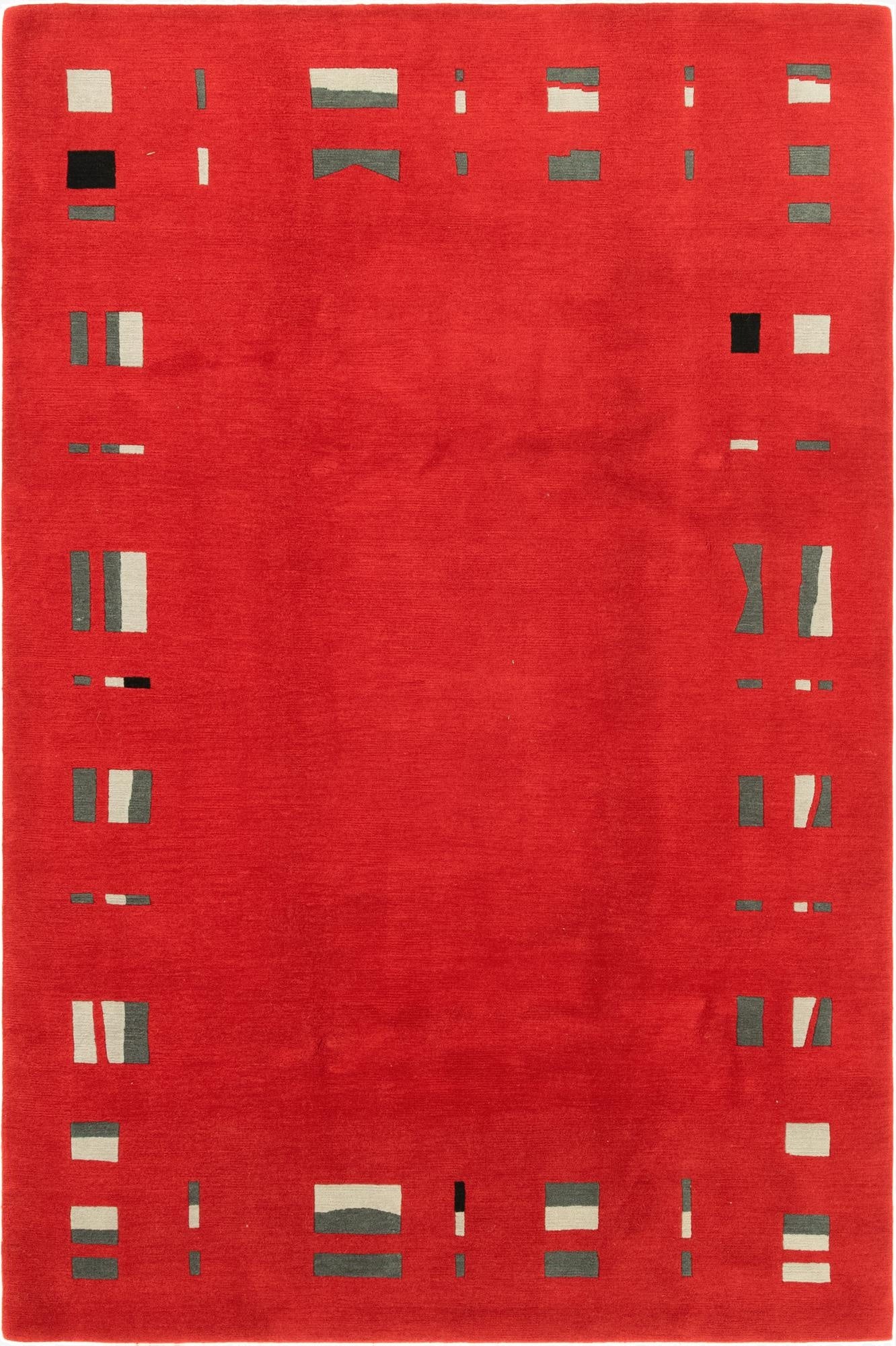  6' 7 x 10' 1  Hand Knotted Nepal Wool Rug