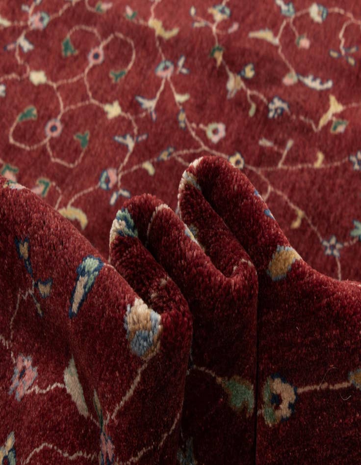 Detail image of  7' 4 x 10' 2  Hand Knotted Nila Wool Rug