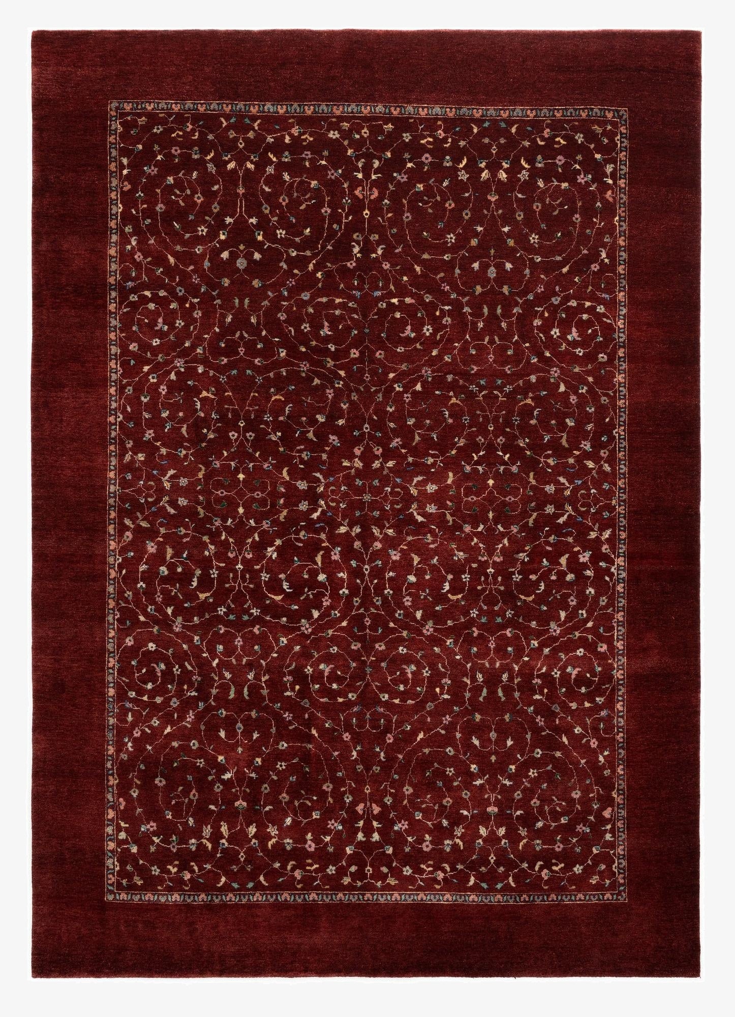  7' 4 x 10' 2  Hand Knotted Nila Wool Rug