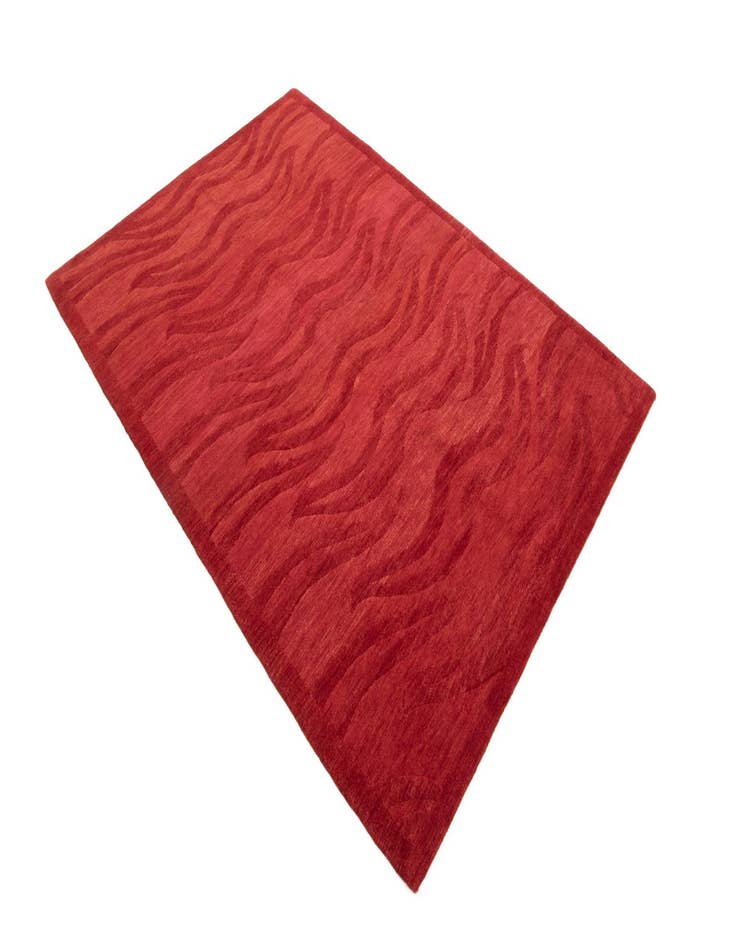 Detail image of  4' 3 x 6' 1  Hand Knotted Odegard Rug