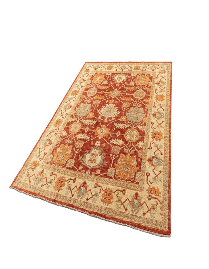 Detail image of  7' 10 x 10'  Hand Knotted Oushak Rug