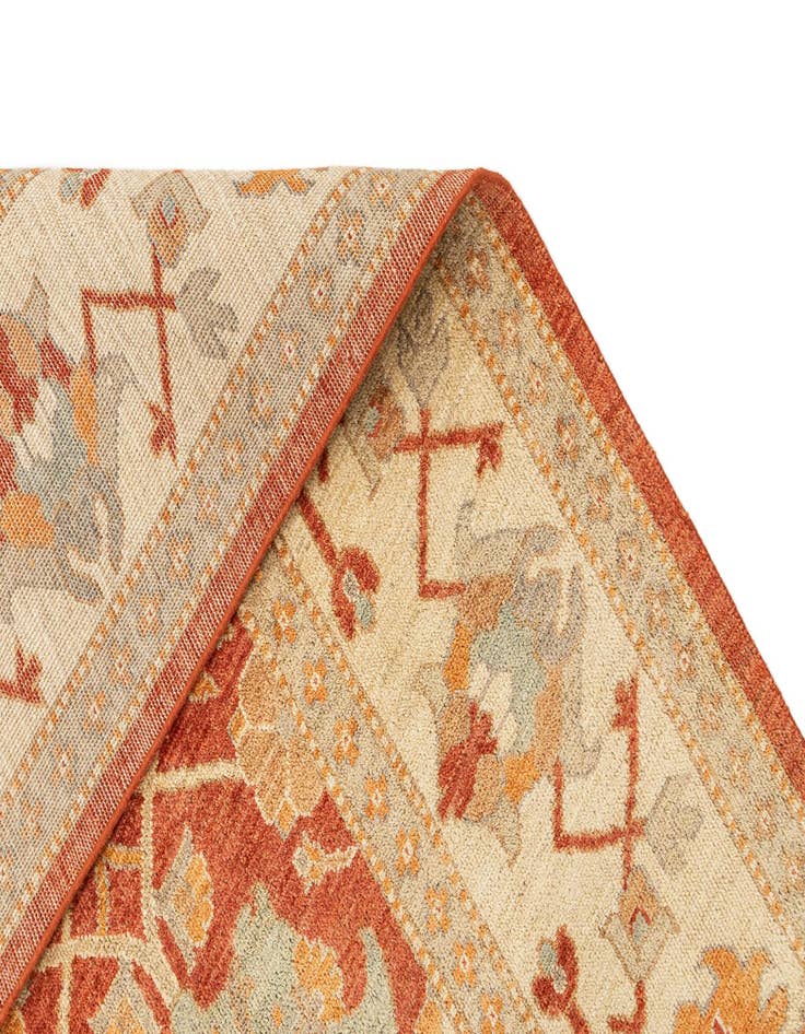 Detail image of  7' 10 x 10'  Hand Knotted Oushak Rug