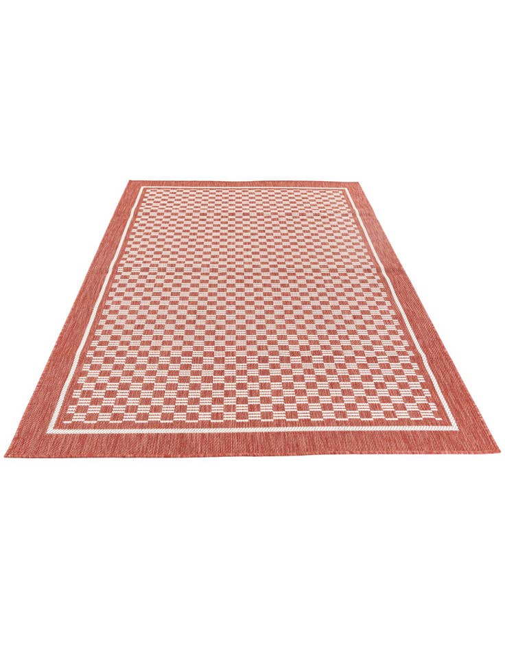 Detail image of 5' 3 x 7' 7 Washable Modern Indoor / Outdoor Rug