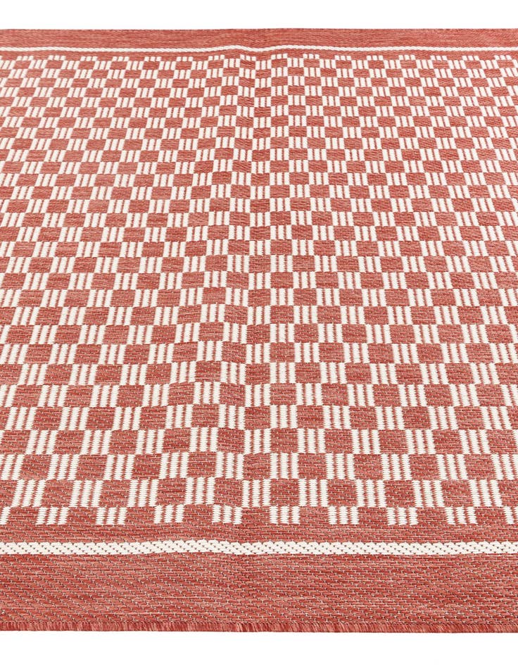 Detail image of 5' 3 x 7' 7 Washable Modern Indoor / Outdoor Rug