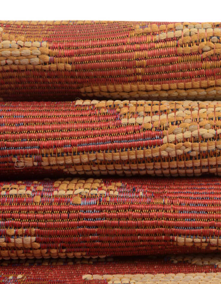 Detail image of  8' x 11' 4  Washable Modern Indoor / Outdoor Rug