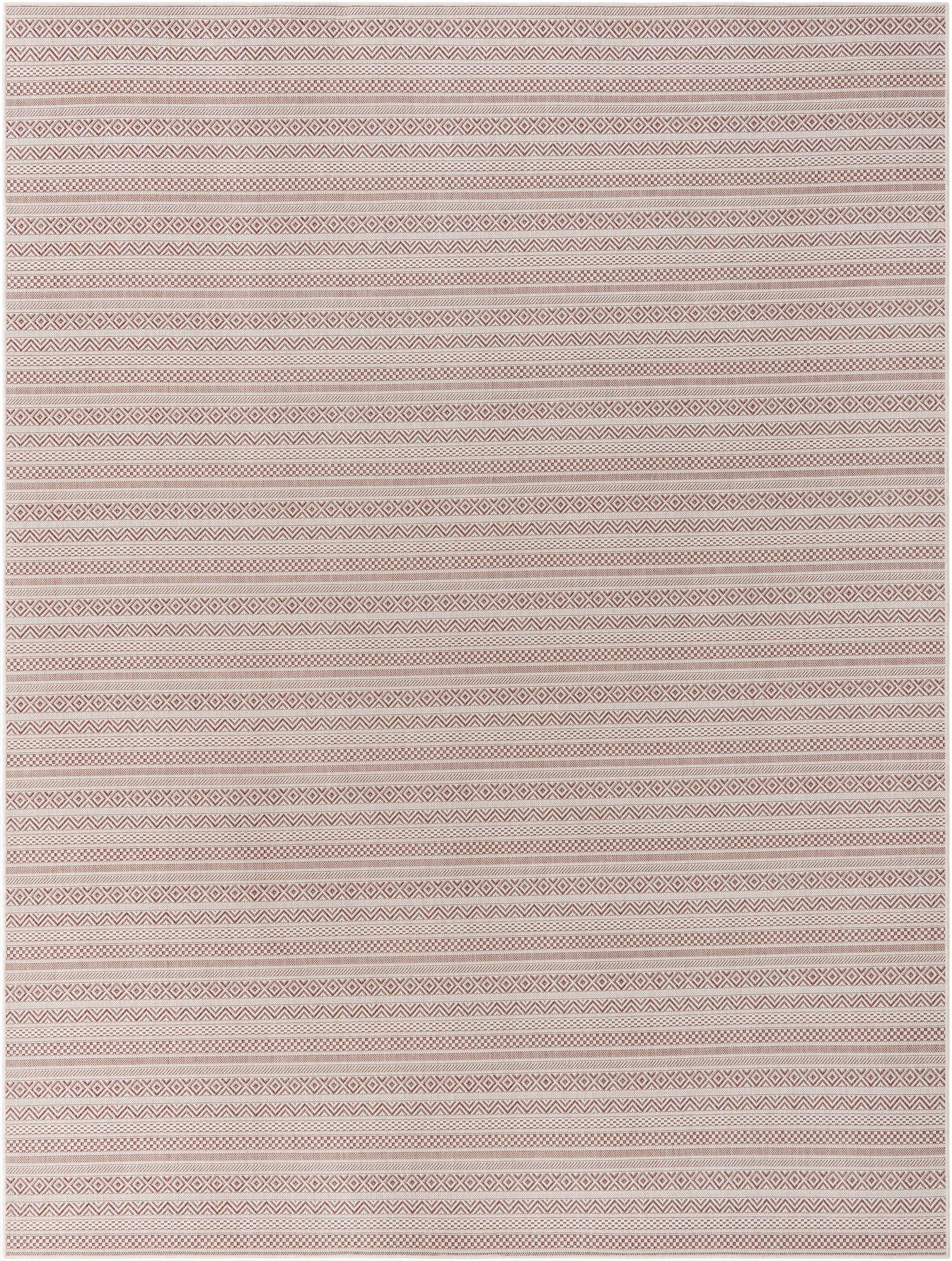  9' x 12'  Washable Ribbon Indoor / Outdoor Rug