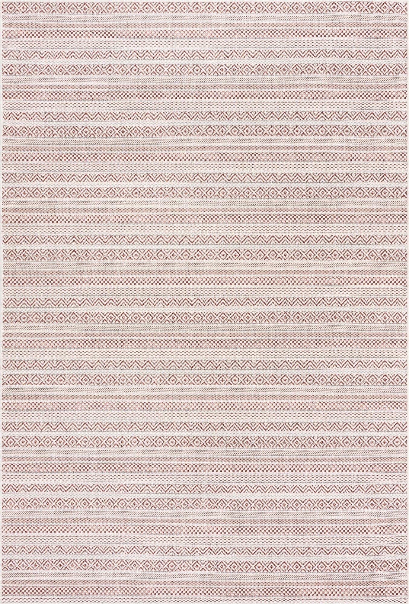  6' x 9'  Washable Ribbon Indoor / Outdoor Rug