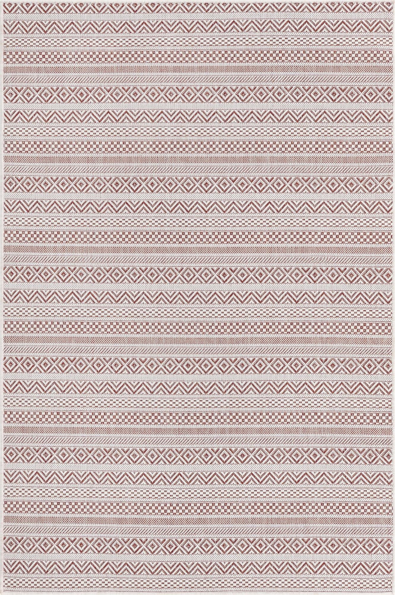  4' x 6'  Washable Ribbon Indoor / Outdoor Rug