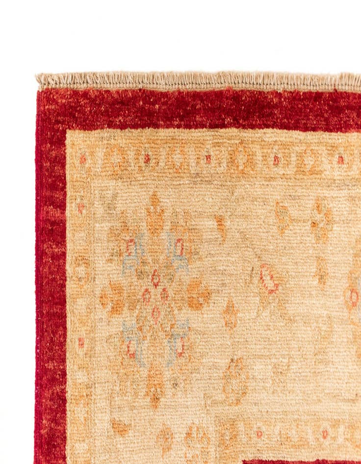 Detail image of  6' 8 x 9' 6 Peshawar Ziegler Wool Rug