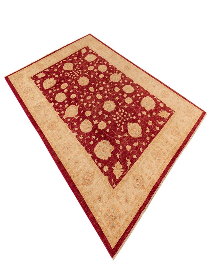 Detail image of  6' 8 x 9' 6 Peshawar Ziegler Wool Rug