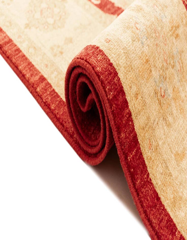 Detail image of  6' 8 x 9' 6 Peshawar Ziegler Wool Rug