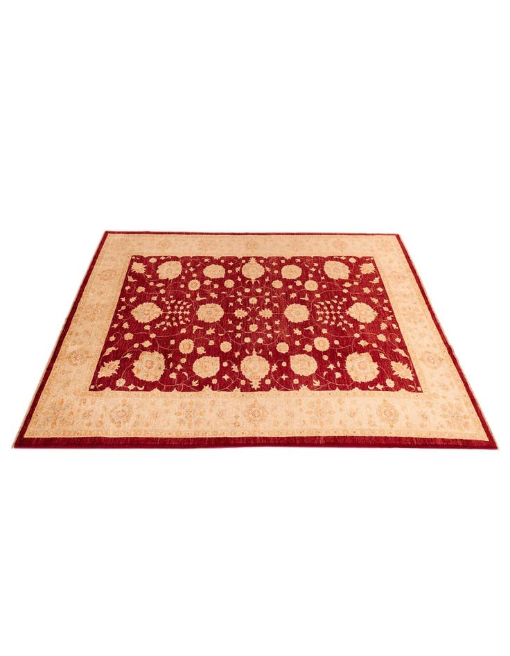 Detail image of  6' 8 x 9' 6 Peshawar Ziegler Wool Rug