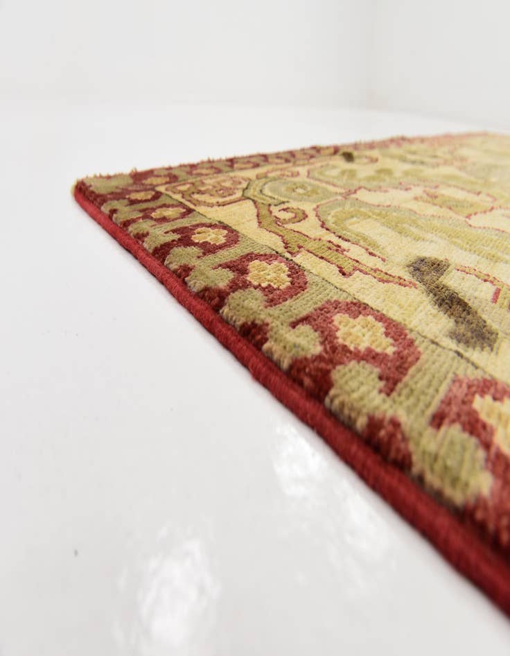 Detail image of  6' 8 x 9' 8  Hand Knotted Peshawar Ziegler Rug