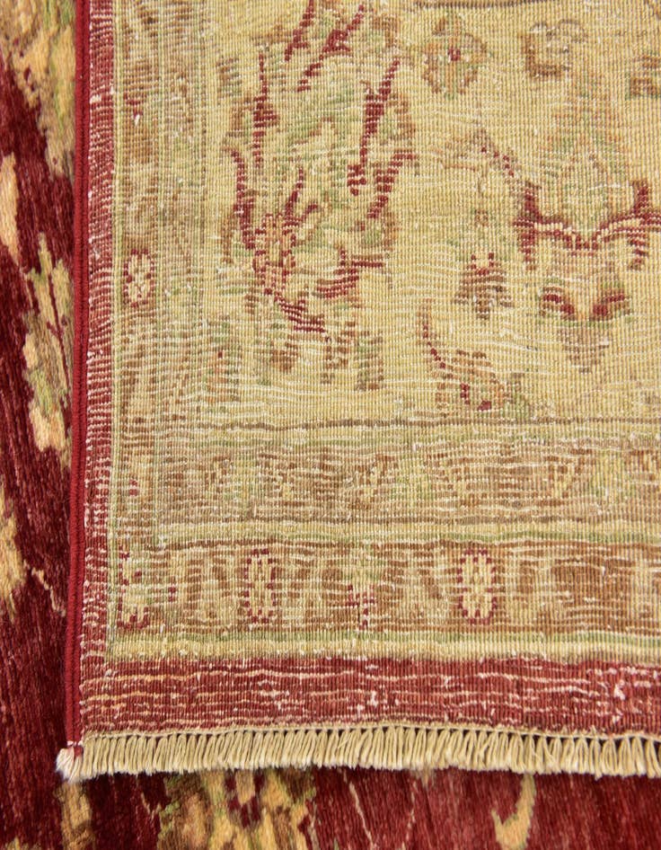 Detail image of  4' 10 x 6' 3  Hand Knotted Peshawar Ziegler Rug