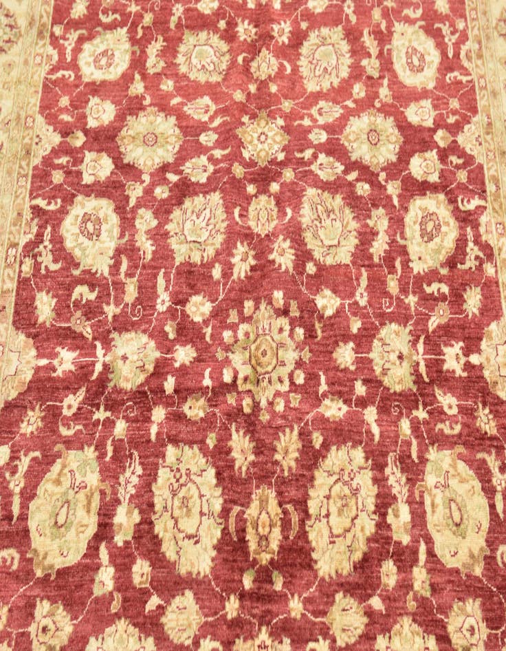 Detail image of  4' 10 x 6' 3  Hand Knotted Peshawar Ziegler Rug