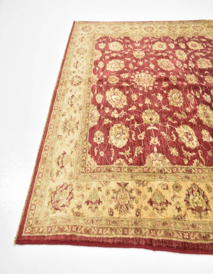 Detail image of  4' 10 x 6' 3  Hand Knotted Peshawar Ziegler Rug