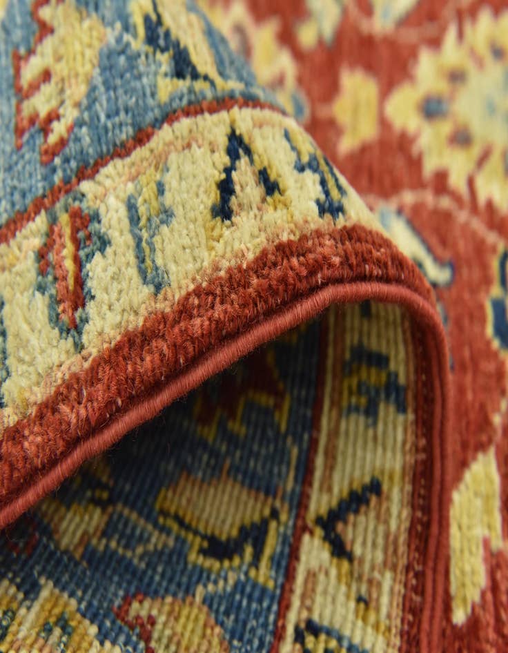 Detail image of 2' 11 x 3' 11 Hand Knotted Peshawar Ziegler Rug