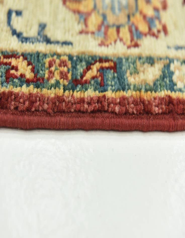 Detail image of  2' 8 x 3' 11  Hand Knotted Peshawar Ziegler Rug