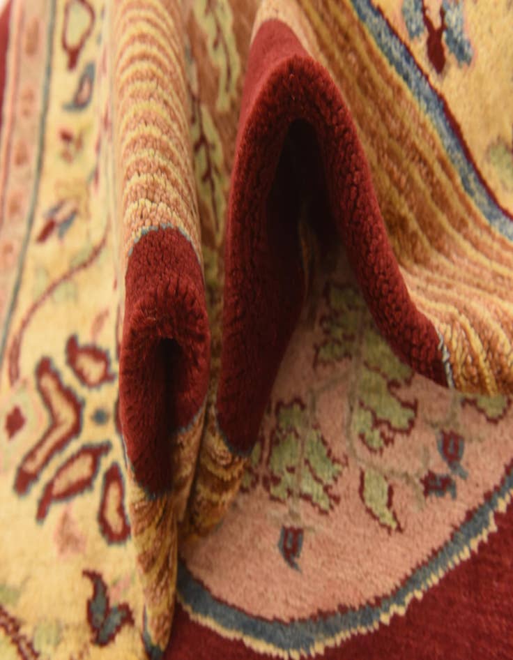 Detail image of  6' 2 x 8' 3  Hand Knotted Peshawar Ziegler Rug