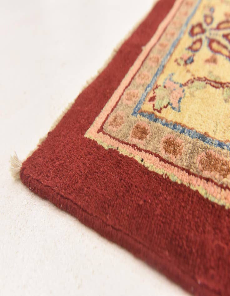 Detail image of  6' 2 x 8' 3  Hand Knotted Peshawar Ziegler Rug