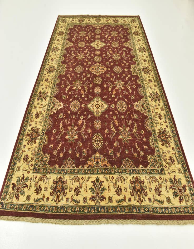 Detail image of  6' 10 x 10' 2  Hand Knotted Peshawar Ziegler Rug