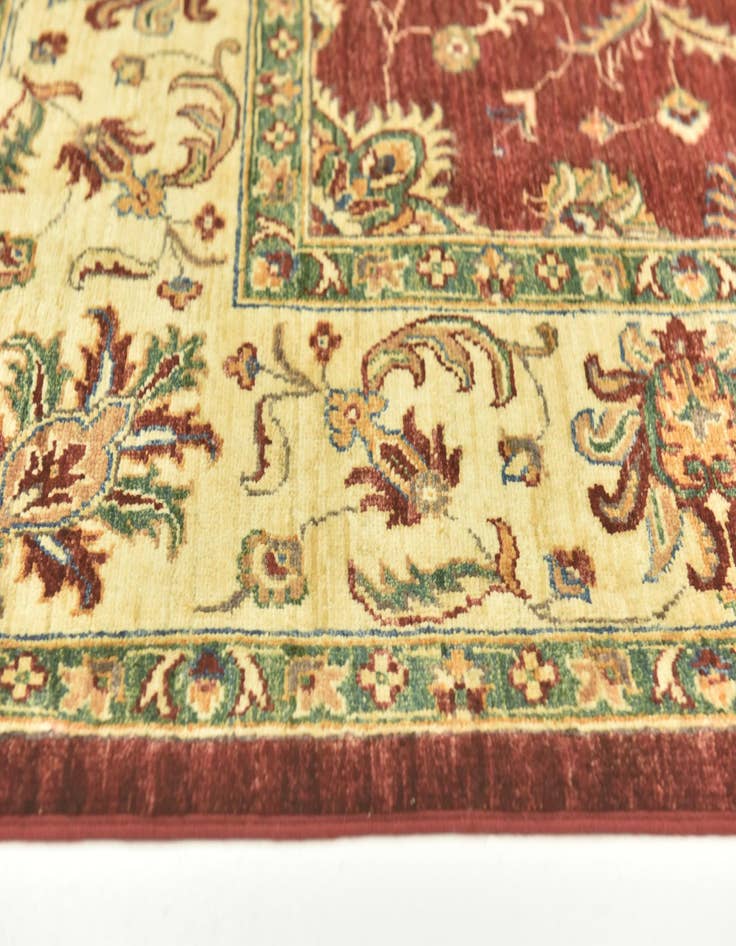 Detail image of  6' 10 x 10' 2  Hand Knotted Peshawar Ziegler Rug