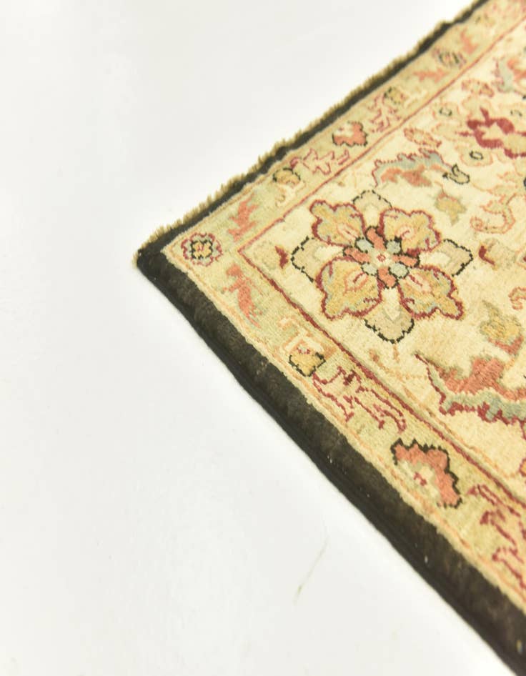 Detail image of  5' 8 x 9' 2  Hand Knotted Peshawar Ziegler Rug