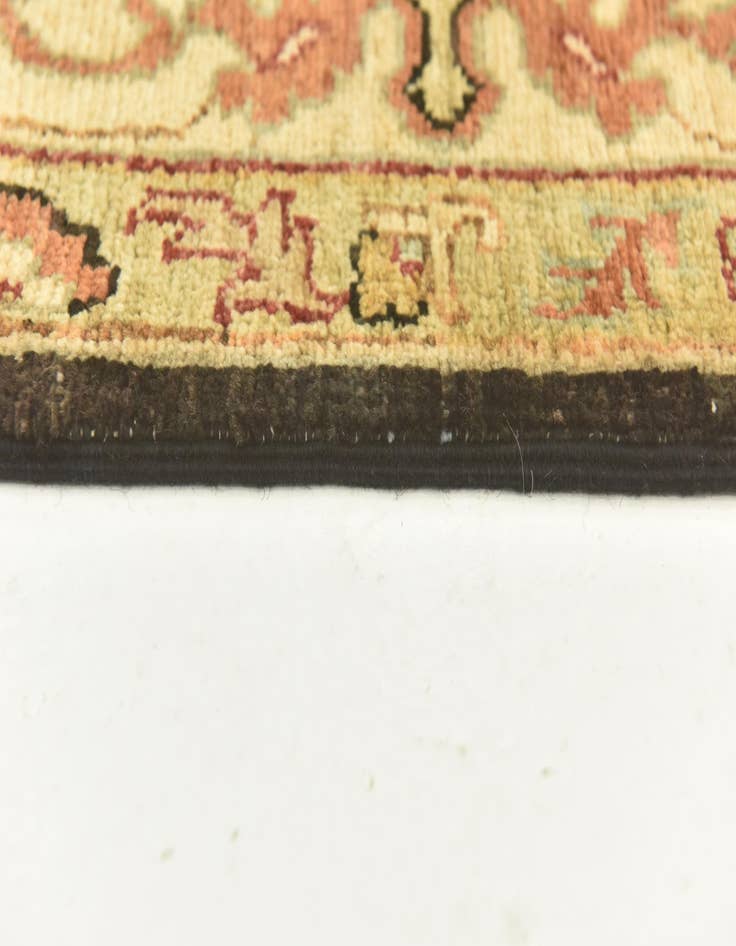 Detail image of  5' 8 x 9' 2  Hand Knotted Peshawar Ziegler Rug